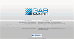 Desktop Screenshot of gabtamagnini.it